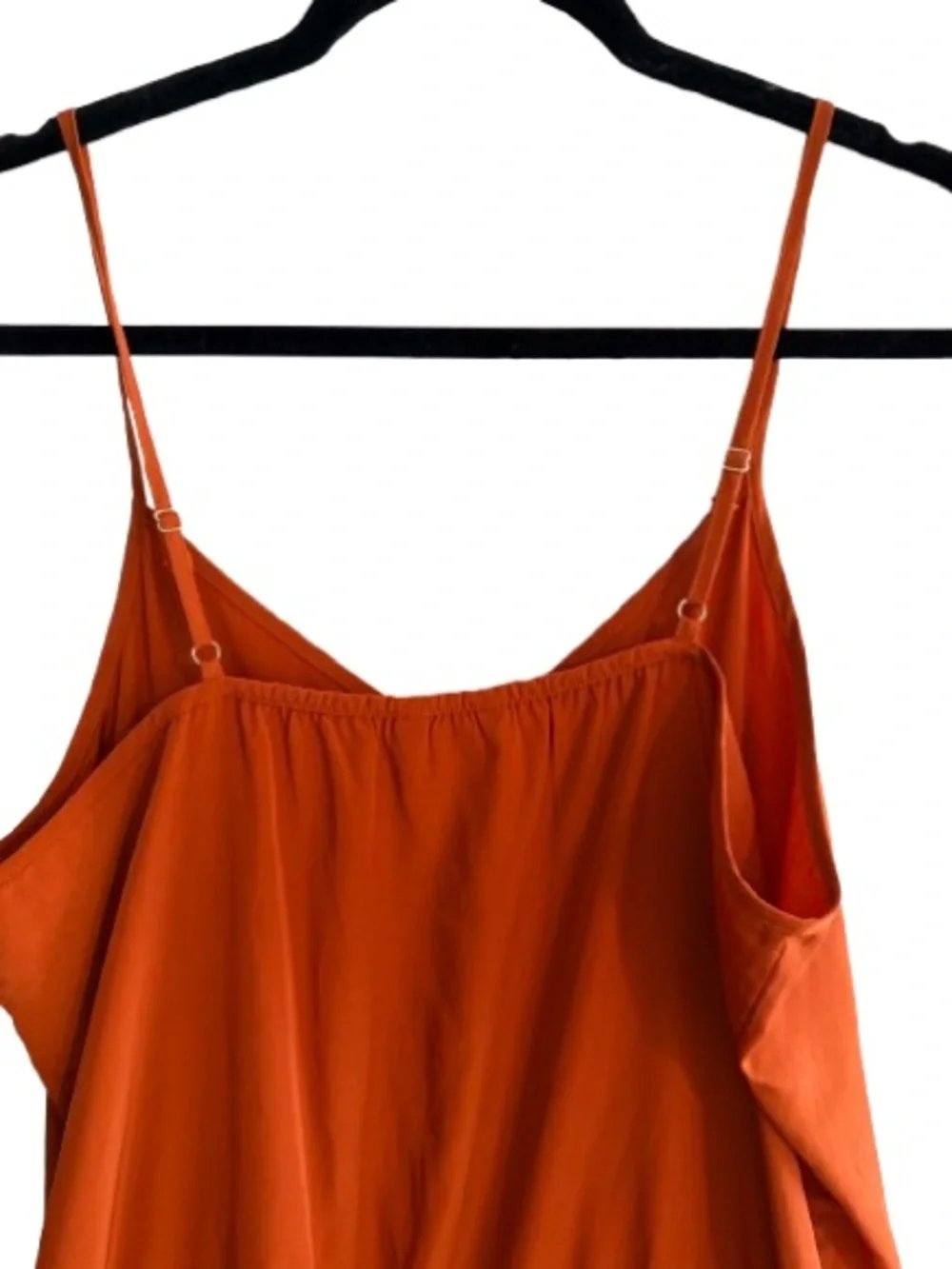 Women’s Rust Orange Sleeveless Romper